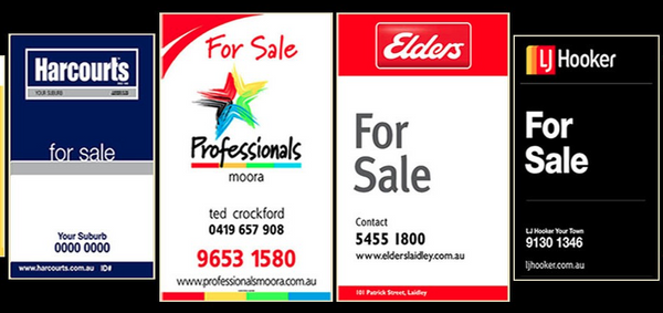 Corflute Signs - Realestate sign board for sale, lease or auction custom printing call us for more information 1800 254 257